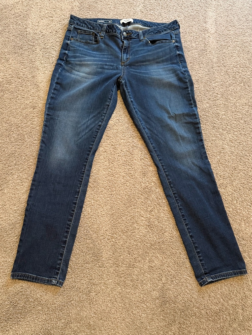 Sonoma Skinny Jeans in Dark Blue Wash